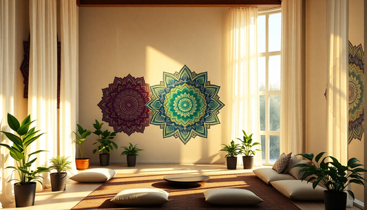 Elevate Your Space: Infusing Spiritual Serenity with Mandala Designs